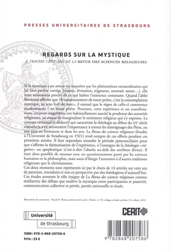 Regards sur la mystique à travers cent ans de la Revue des sciences religieuses