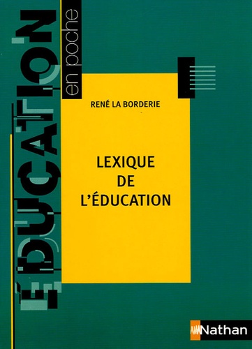René La Borderie - Lexique de l'éducation.