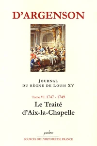 Journal du règne de Louis XV