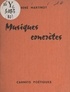 René Martinot - Musiques concrètes.