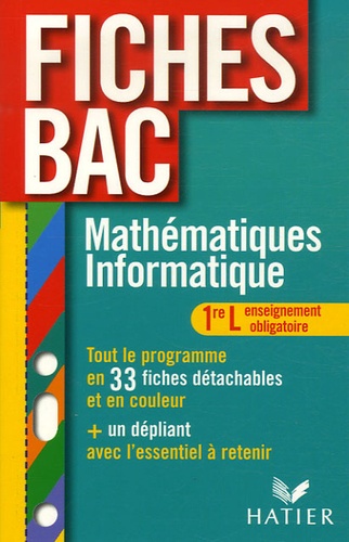 René Merckhoffer - Mathématiques Informatique 1e L - Enseignement obligatoire.
