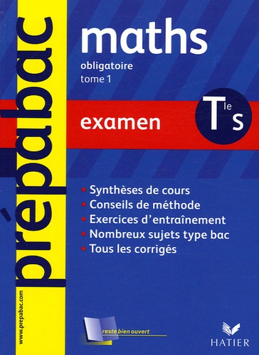 René Merckhoffer - Mathématiques Tle S obligatoire - Examen.