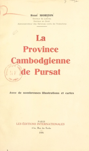 La province cambodgienne de Pursat