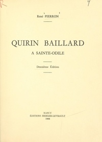 René Pierron - Quirin Baillard à Sainte-Odile.
