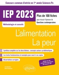 René Rampnoux - IEP Concours commun d'entrée en 1re année Sciences Po - L'alimentation / La peur.