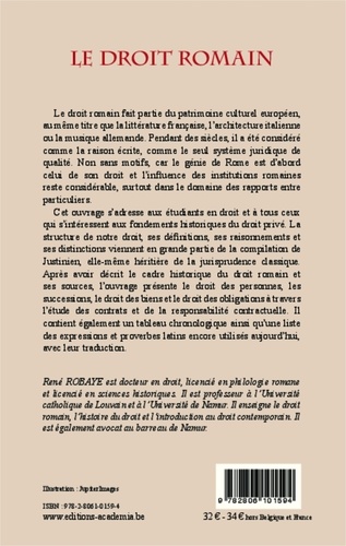 Le droit romain 4e édition