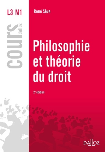 Philosophie et théorie du droit  Edition 2017