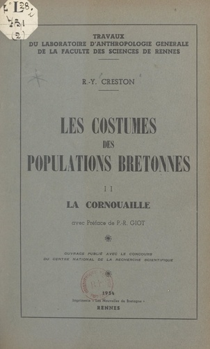 Les costumes des populations bretonnes (2). La Cornouaille