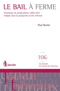 Le bail à ferme
