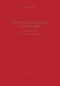 Etudes rabelaisiennes