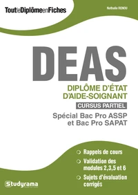 Diplôme d'Etat d'aide-soignant (DEAS) cursus partiel