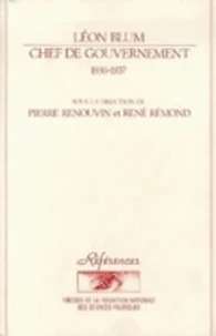 Léon Blum, chef de gouvernement, 1936-1937