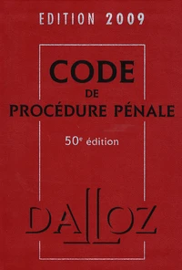 Code de procédure pénale 2009