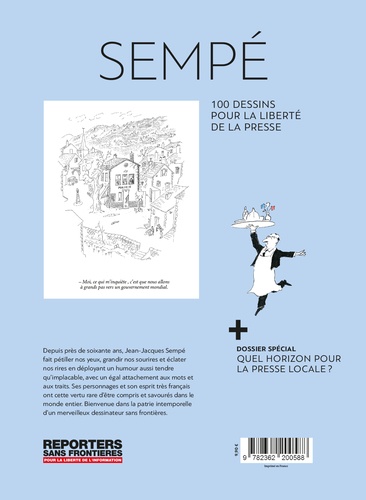 100 dessins de Jean-Jacques Sempé pour la liberté de la presse