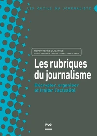 Les rubriques du journalisme