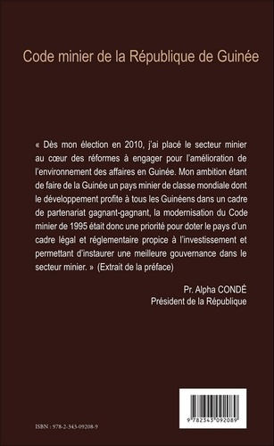 Code minier de la République de Guinée