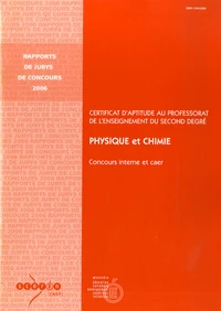 CAPES Physique et Chimie