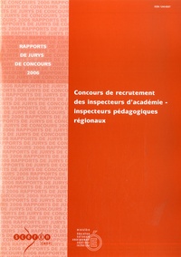  Secrétariat général du Conseil - Concours de recrutement des inspecteurs d'académie - inspecteurs pédagogiques régionaux.