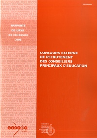 Jean-Paul Delahaye - Concours de recrutement externe des Conseillers Principaux d'Education (CPE), 2006.