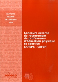 Philippe Graillot - Concours externe de recrutement de professeurs d'Education Physique et Sportive, 2006 - CAPEPS-CAFEP.
