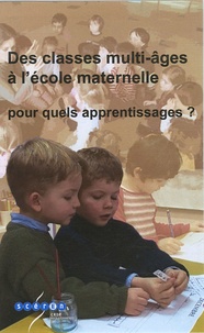  CRDP de Poitou-Charentes - Des classes multi-âges à l'école maternelle pour quels apprentissages ? - Cassette vidéo.