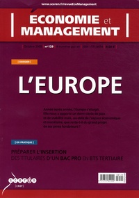 CNDP - Economie et management N° 129, Octobre 2008 : L'Europe.