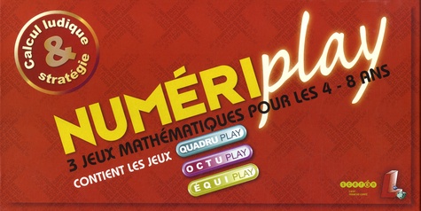 Didier Faradji - Numériplay - 3 jeux mathématiques pour les 4-8 ans (Quadruplay/Octuplay/Equiplay).