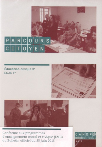 Thierry Aimard et Brigitte Briard - Parcours citoyen - Education civique 3e, ECJS 1re. 1 DVD