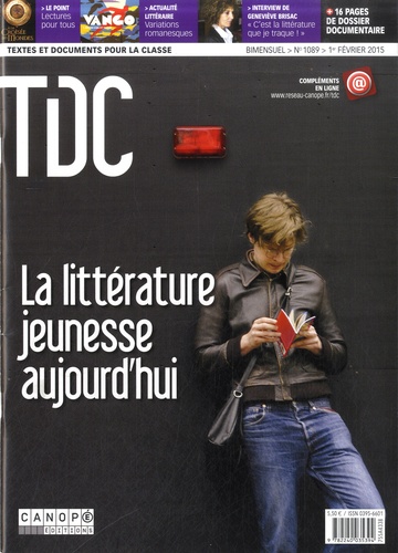 Guy Belzane - TDC N° 1089, 1er février 2015 : La littérature jeunesse aujourd'hui.