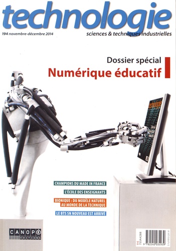 Philippe Taillard - Technologie N° 194, Novembre-décembre 2014 : Numérique éducatif.