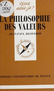 La philosophie des valeurs