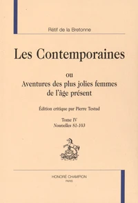 Les Contemporaines ou Aventures des plus jolies femmes de l'âge présent