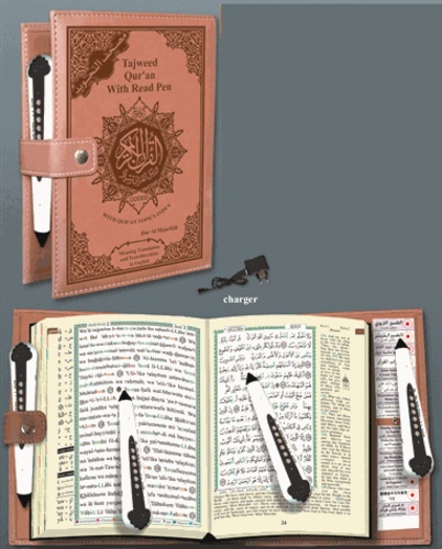  Revelation - Coran tajweed avec traduction des sens et translittération turc avec stylo lecteur 8g.