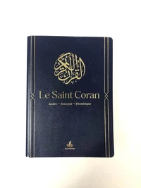 Saint Coran (Le) - (ar-fr-ph) - Souple - Format moyen (13x17 cm) - Bleu nuit remplacer par 9782841614059