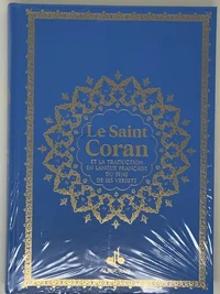 Saint Coran (Le) - bilingue grande écriture (ar-fr) - Grand Format A4 - (20x28 cm)) - Bleu ciel Remplacer par 9791022506694
