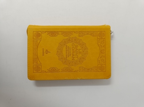 Saint Coran - FranCais - pochette (11 x 15 cm) - jaune