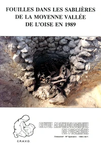 Fouilles dans les sablières de la moyenne vallée de l'Oise en 1989
