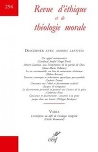 Retm Collectif - Revue d'Ethique et de Théologie Morale numéro 294.