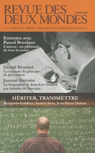 Michel Crépu - Revue des deux Mondes Mars 2010 : Hériter, transmettre.