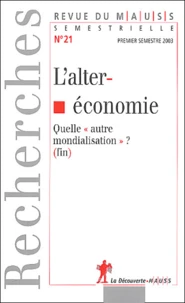 L'alteréconomie