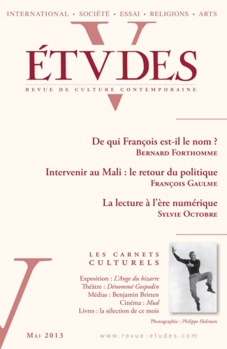 Etudes N° 418-5, mai 2013