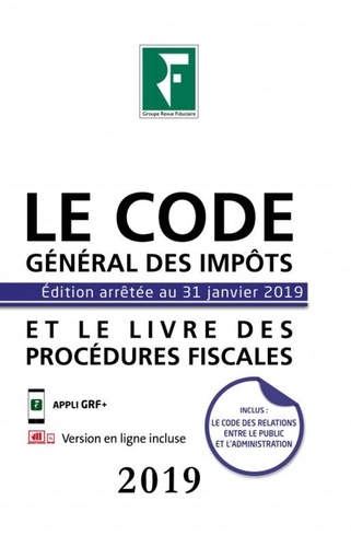 Le code général des impôts et le livre des procédures fiscales  Edition 2019