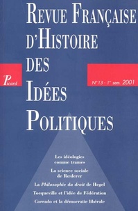  Picard Editions - Revue française d'Histoire des idées politiques N° 13 : .