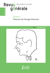 Frédéric Saenen - Revue générale n° 1 – automne 2019 - Dossier – Présence de Georges Simenon.
