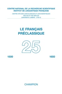 Philippe Selosse - FPC 25 : Revue Le Français Préclassique n°25 - 2023.