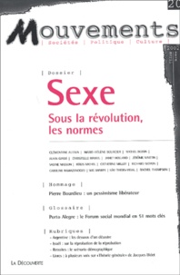  Revue Mouvements - Mouvements N° 20 Mars-Avril 2002 : Sexe : Sous La Revolution, Les Normes.