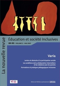  Collectif - Revue NR-ESI n° 89-90-vol. 2. Varia.âÉtudes critiques de l’éducation inclusive.