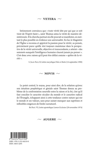 Revue thomiste - N°1/2020. Saint Thomas et le bien. Actes du Colloque. Toulouse, 4-5 mai 2018. Première partie 1e édition