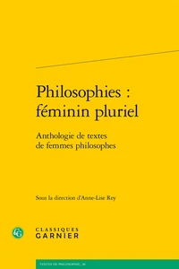 Philosophies : féminin pluriel