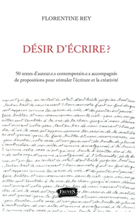 Désir d'écrire ?
